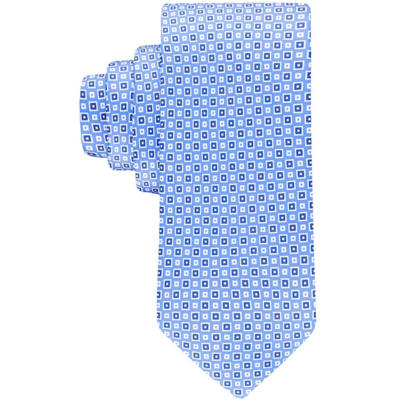 Tommy Hilfiger Men Meir Textured Tie Blue - Picture 1 of 2